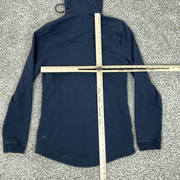 Lululemon Jacket Men Small Blue Hooded Full Zip Dispatch Hoodie Athletic Running - Picture 7 of 9